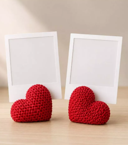 Porta Fotos Coração 3D – Charme e Personalidade para Seu Ambiente - Imagem 4