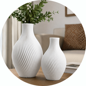 Vaso Decorativo Moderno Espiral – Design Sofisticado para Valorizar o Ambiente - Imagem 3