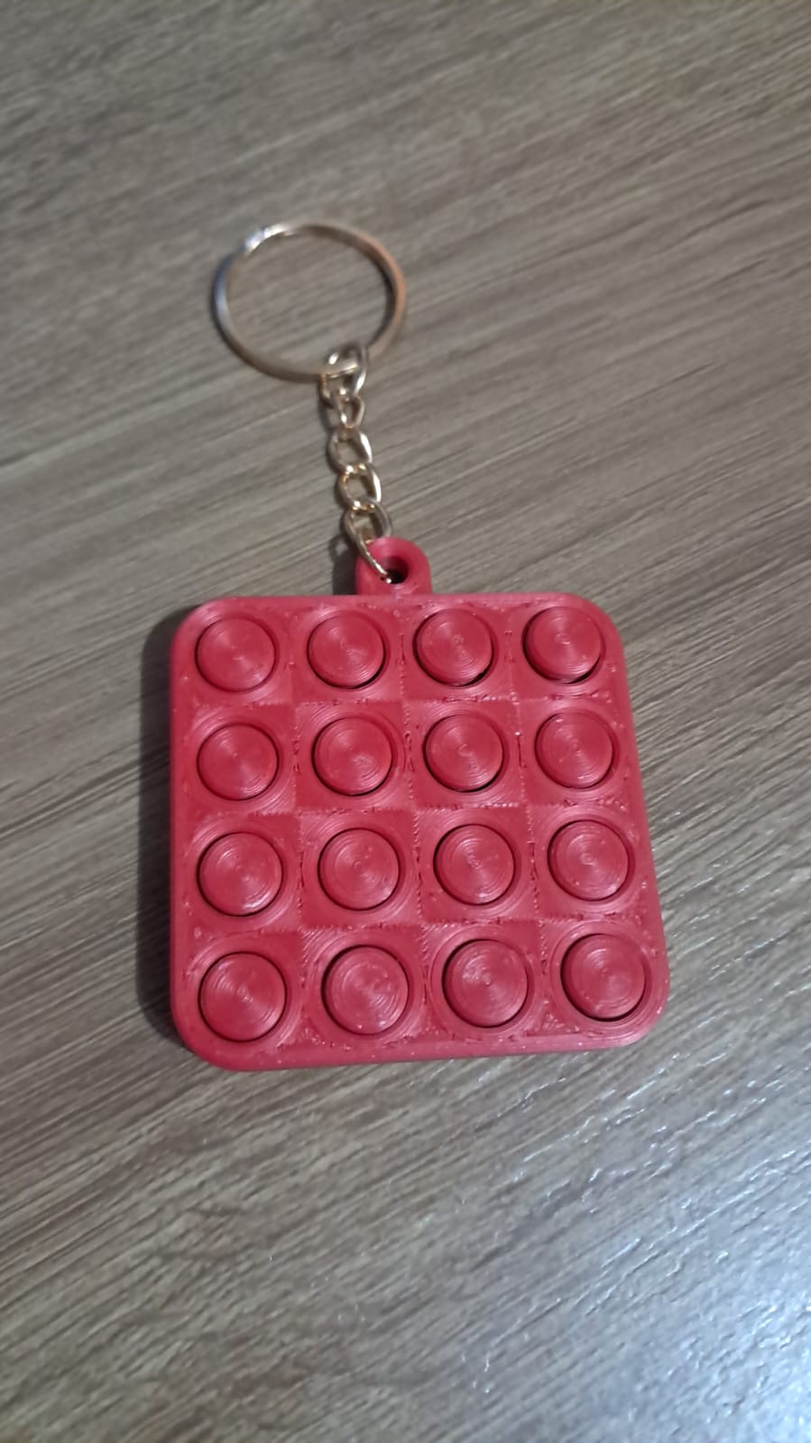 Chaveiro Quadrado Brinquedo com 16 botões. Para Adultos Aliviar o Estresse - Imagem 2