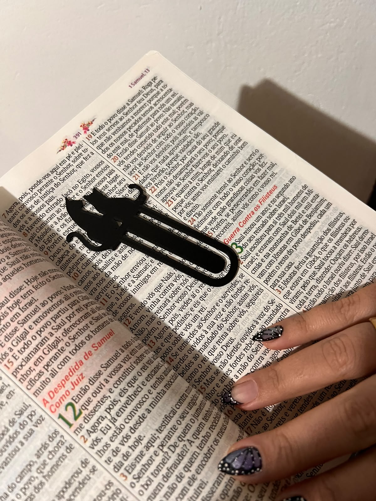 Kit 03 Marcadores De Páginas Gatinho Para Livros - Revistas - Apostilas - Imagem 6
