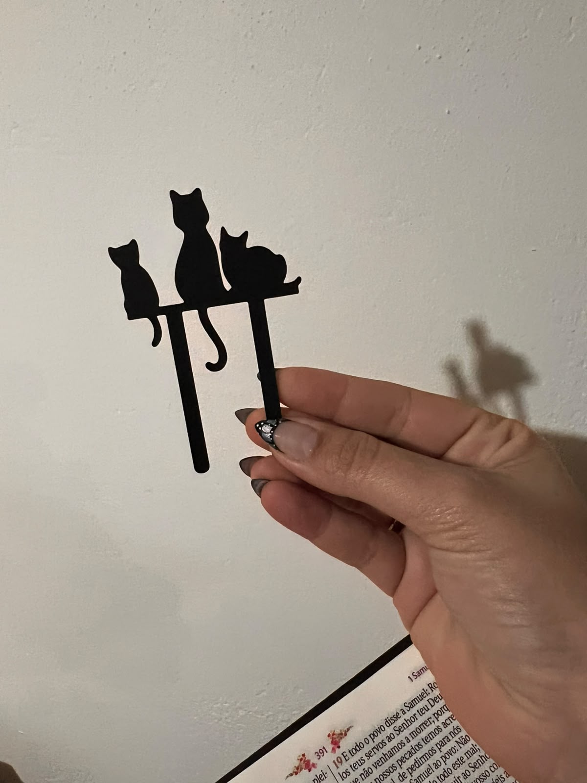 Kit 03 Marcadores De Páginas Gatinho Para Livros - Revistas - Apostilas - Imagem 5